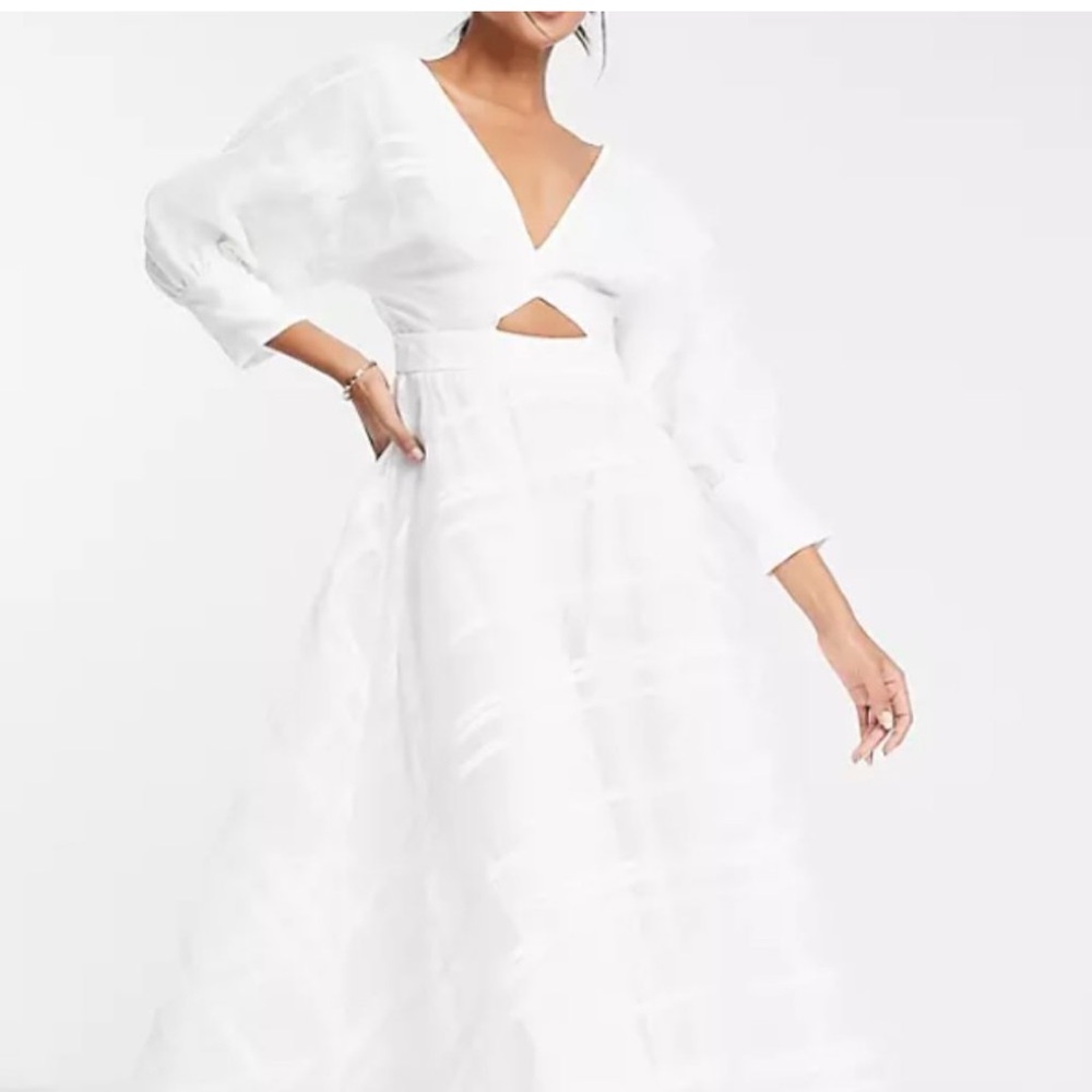 ASOS edition white tule dress!